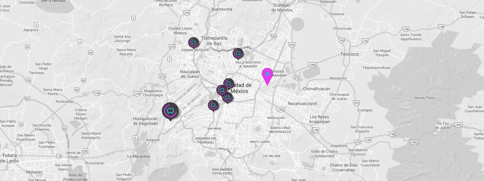 Mapa de la Clínica Dental